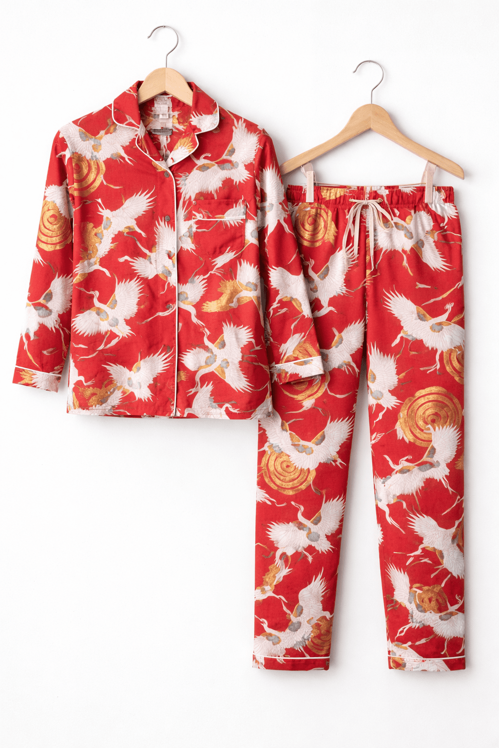 Crane Cotton Pajama Set - Image 3