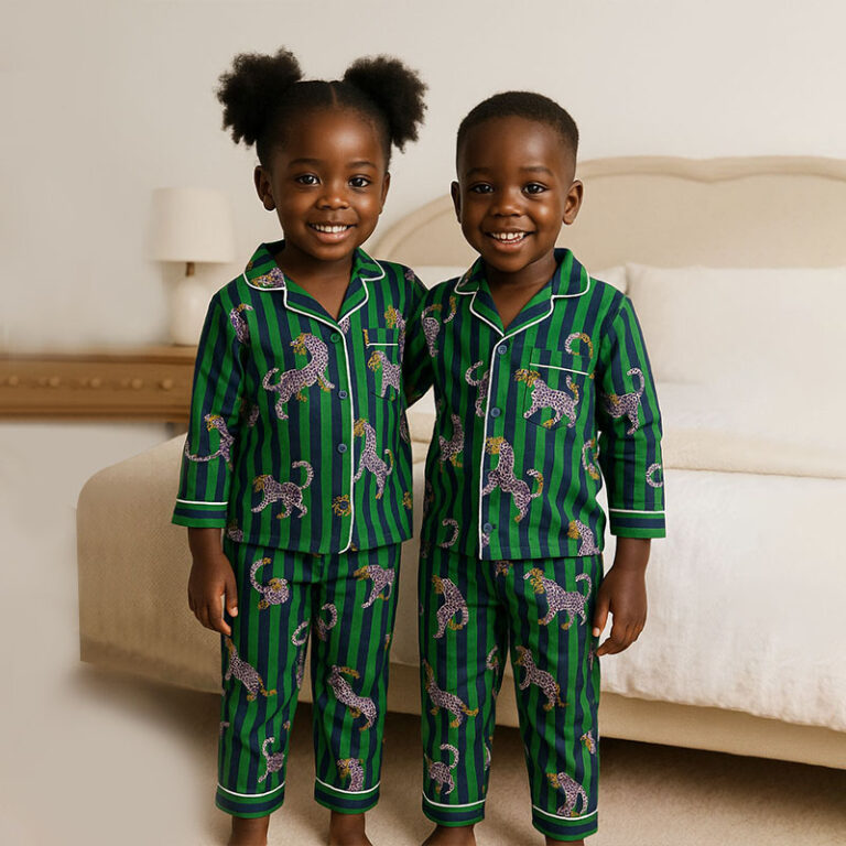 Kids’ Leopard Print Pyjama Set