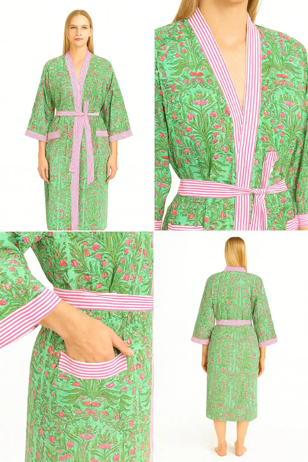 Pink Meadow Garden Robe - Image 2
