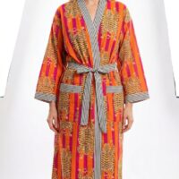 Royal Tiger Cotton Robe
