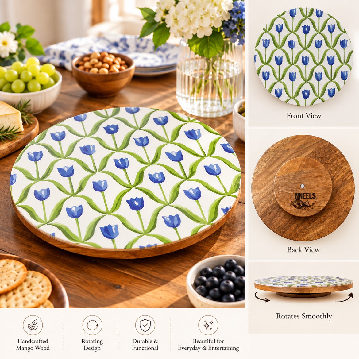 Tulip Rotating Serving Board - Image 2