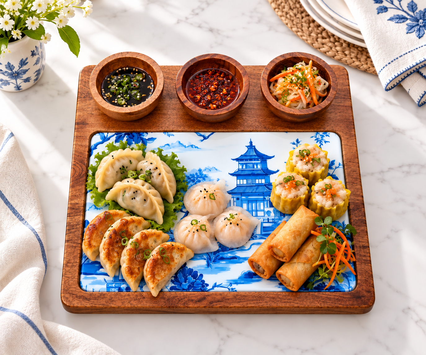 Blue & White Heritage Serving Platter - Image 3